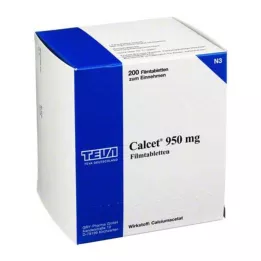 CALCET 950 mg filmomhulde tabletten, 200 stuks