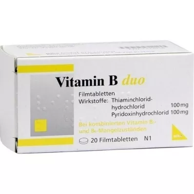 VITAMIN B DUO Filmomhulde tabletten, 20 st