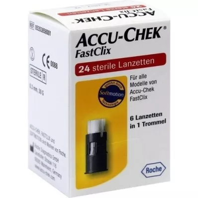 ACCU-CHEK FastClix lancetten, 24 stuks