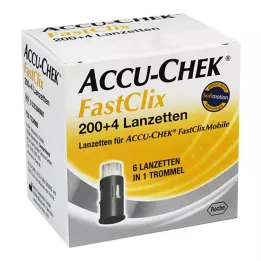 ACCU-CHEK FastClix lancetten, 204 stuks