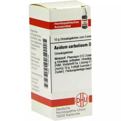 DHU Acidum carbolicum D 12 bolletjes, 10 g DHU Acidum carbolicum D 12 bolletjes, 10 g