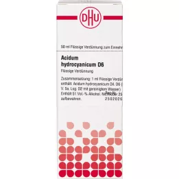 ACIDUM HYDROCYANICUM D 6 Verdunning, 50 ml