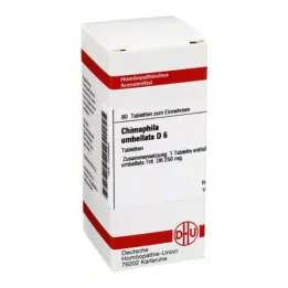 CHIMAPHILA UMBELLATA D 6 tabletten, 80 stuks