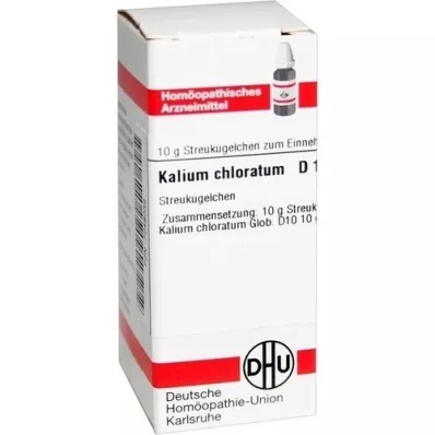 KALIUM CHLORATUM D 10 bolletjes, 10 g