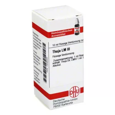 THUJA LM III Verdunning, 10 ml THUJA LM III Verdunning, 10 ml