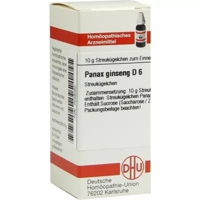 PANAX GINSENG D 6 bolletjes, 10 g