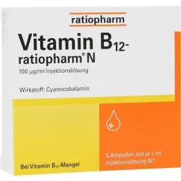 VITAMIN B12-RATIOPHARM N Ampullen, 5X1 ml