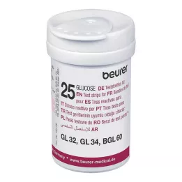 BEURER GL32/GL34/BGL60 bloedglucoseteststrips, 50 stuks