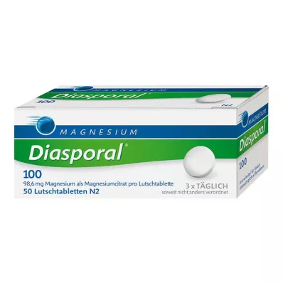 MAGNESIUM DIASPORAL 100 zuigtabletten, 50 stuks MAGNESIUM DIASPORAL 100 zuigtabletten, 50 stuks