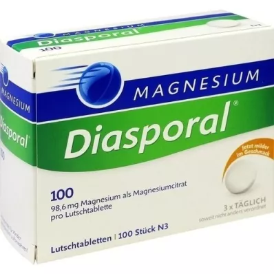 MAGNESIUM DIASPORAL 100 zuigtabletten, 100 stuks