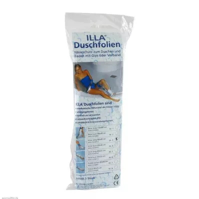DUSCHFOLIEN Knie lang 80 cm, 5 stuks