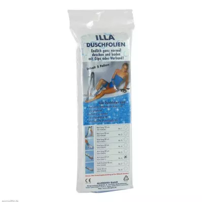 Douchefoliearm kort 60 cm, 5 st