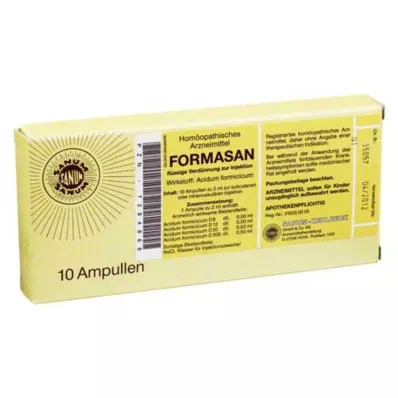 Formasan injectieampullen, 10X2 ml Formasan injectieampullen, 10X2 ml