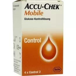 ACCU-CHEK Mobiele controlevloeistof 4 wegwerpapplicators, 1X4 stuks