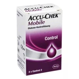 ACCU-CHEK Mobiele controlevloeistof 4 wegwerpapplicators, 1X4 stuks