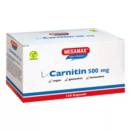 L-CARNITIN 500 mg Megamax capsules, 120 st