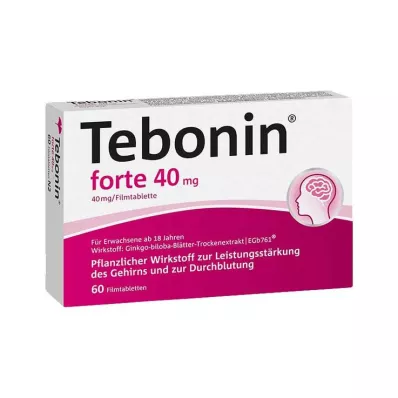 TEBONIN forte 40 mg filmomhulde tabletten, 60 st
