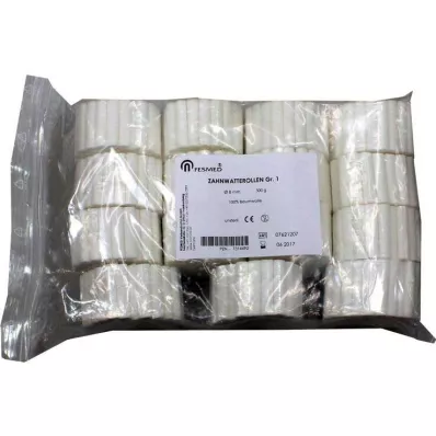 Tandheelkundige wattenrollen maat 1 8 mm diameter, 300 g