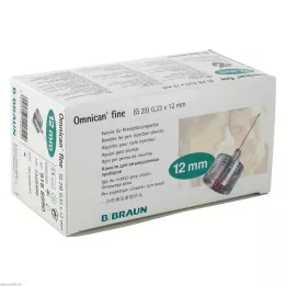 OMNICAN fijne pencanule 0,33x12 mm, 100 stuks