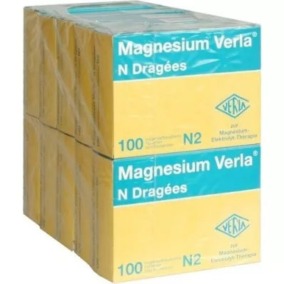 MAGNESIUM VERLA N Gecoate tabletten, 10X100 St