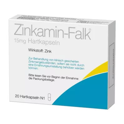 ZINKAMIN Falk 15 mg harde capsules, 20 stuks