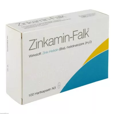 ZINKAMIN Falk 15 mg harde capsules, 100 stuks ZINKAMIN Falk 15 mg harde capsules, 100 stuks