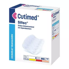 CUTIMED Siltec schuimverband 15x15 cm niet-klevend, 12 st