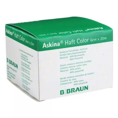 ASKINA Kleefverband kleur 6 cmx20 m geel, 1 st