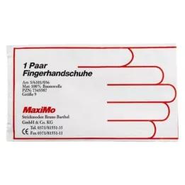 HANDSCHUHE Katoen maat 9 overlengte, 2 stuks