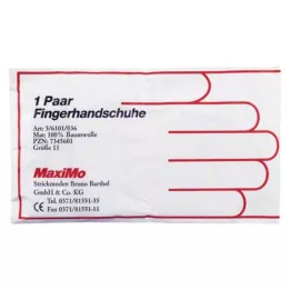 HANDSCHUHE Katoen maat 11 overlengte, 2 stuks