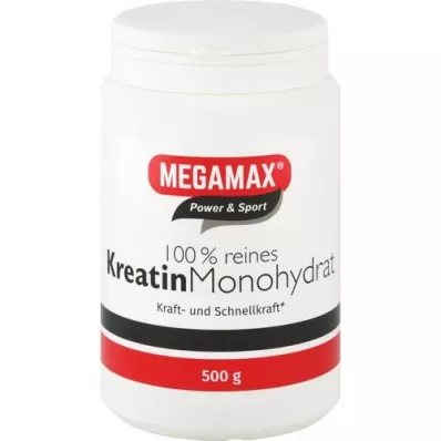 KREATIN MONOHYDRAT 100% Megamax poeder, 500 g