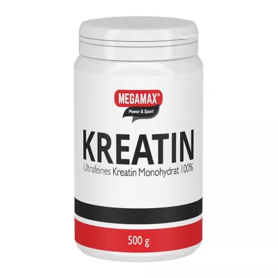 KREATIN MONOHYDRAT 100% Megamax poeder, 500 g KREATIN MONOHYDRAT 100% Megamax poeder, 500 g