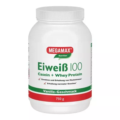 Eiwit vanille Megamax poeder, 750 g