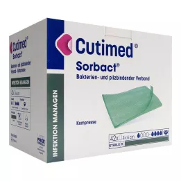 CUTIMED Sorbact kompressen 4x6 cm, 42 stuks