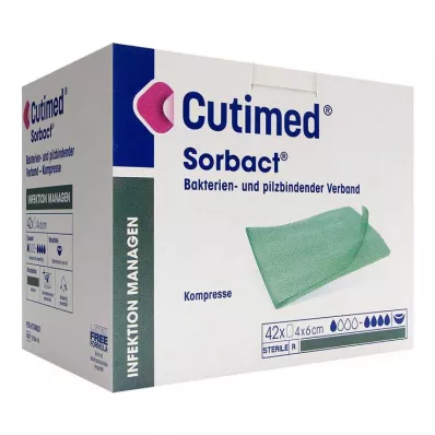CUTIMED Sorbact kompressen 4x6 cm, 42 stuks