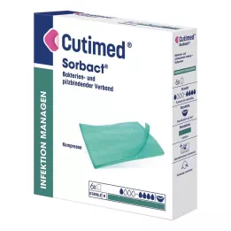CUTIMED Sorbact kompressen 7x9 cm, 6 stuks