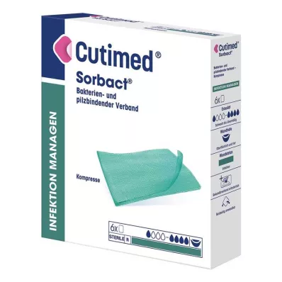 CUTIMED Sorbact kompressen 7x9 cm, 6 stuks