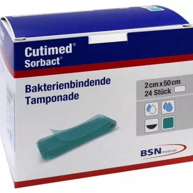 Cutimed Sorbact-tamponades 2x50 cm, 24 st Cutimed Sorbact-tamponades 2x50 cm, 24 st