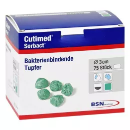 CUTIMED Sorbact wissers walnootformaat, 75 stuks