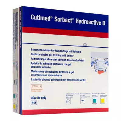 Cutimed Sorbact Hydroactive B Gel-V.14x14 cm kleverig, 12 st