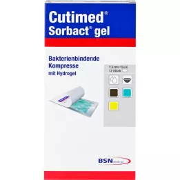 CUTIMED Sorbact gelkompressen 7,5x15 cm, 12 st