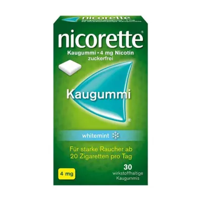 nicorette kauwgom witte munt, 4 mg nicotine, 30 st nicorette kauwgom witte munt, 4 mg nicotine, 30 st