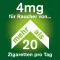 nicorette kauwgom witte munt, 4 mg nicotine, 105 stuks