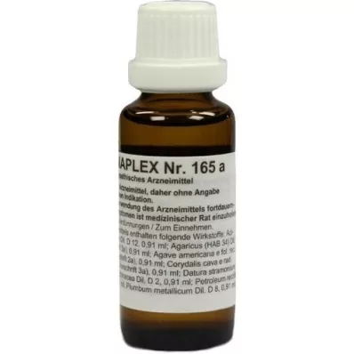 REGENAPLEX Nr.165 a druppels, 30 ml