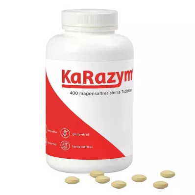 KARAZYM enterische tabletten, 400 stuks