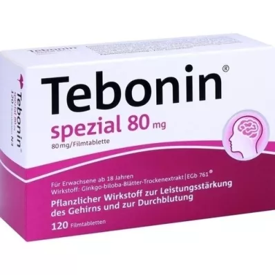 TEBONIN speciale filmomhulde tabletten van 80 mg, 120 stuks
