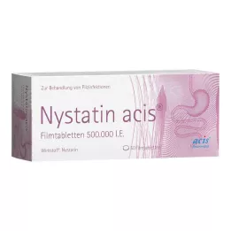 Nystatine acis filmomhulde tabletten, 50 stuks