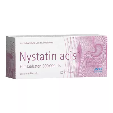 Nystatine acis filmomhulde tabletten, 50 stuks