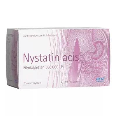 Nystatine acis filmomhulde tabletten, 100 stuks