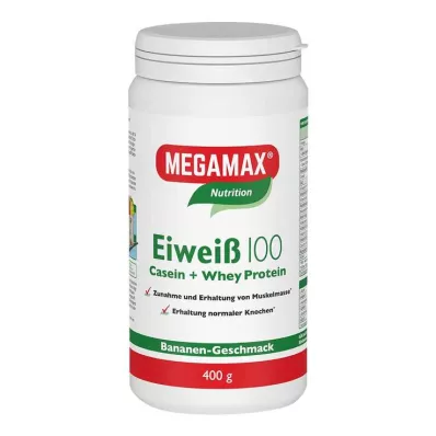 Eiwit 100 banaan Megamax P, 400 g Eiwit 100 banaan Megamax P, 400 g